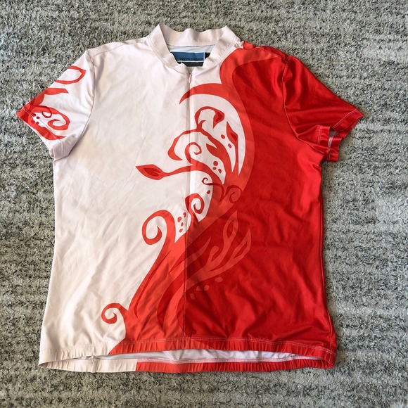 Novara Cycling Jersey Half-Zip Short Sleeve Athletic Top Women's XL - Picture 1 of 7